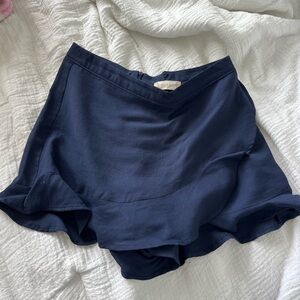 Blue skort